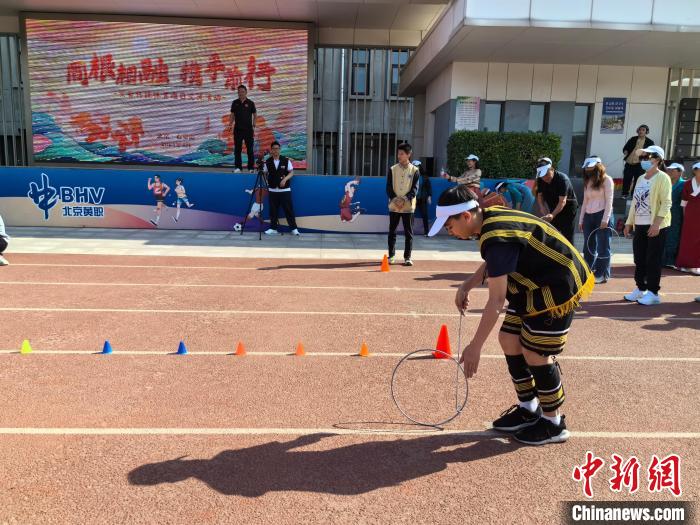在京台传统体育交流活动中，两岸同胞以赛会友